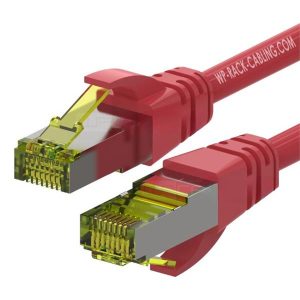 Patch S/Ftp Cat.6A Lshf Rosso 0.5M