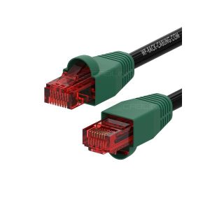 Patch U/Utp Cat.6 Pe Outd Nero 10M