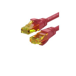 Patch U/Utp Cat.6A Lshf Rosso 0.5M