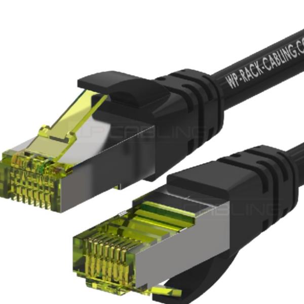 Patch U/Utp Cat.6A Lshf Nero 0.2M