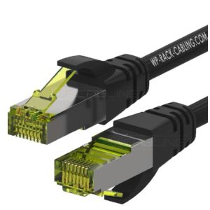 Patch U/Utp Cat.6A Lshf Nero 0.5M