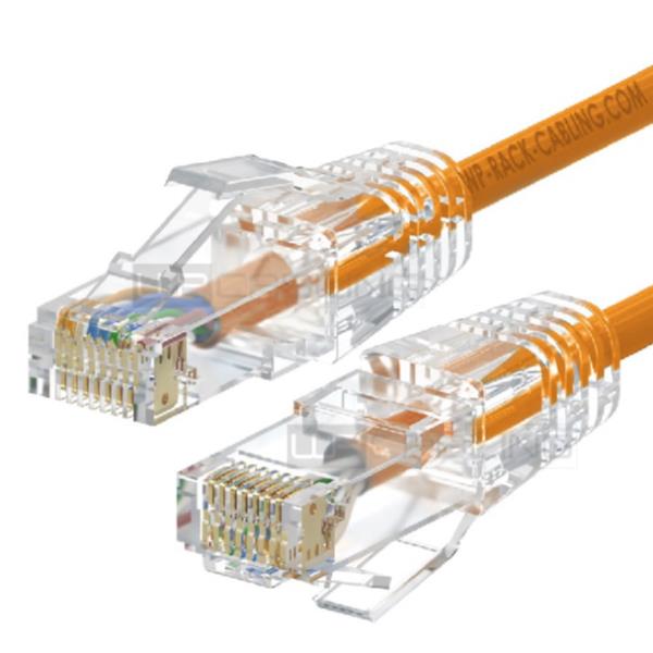 Patch U/Utp Cat.6A Lshf Arancio 1M - immagine 2
