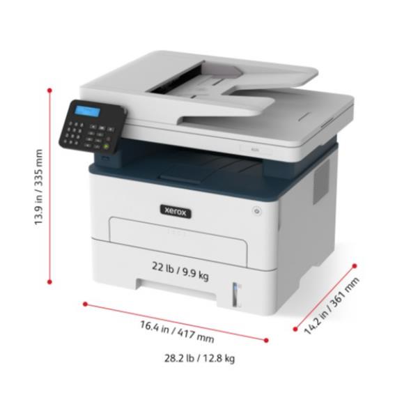 Xerox B225V_Dni A4 34 Ppm Mono Multifunzione - immagine 2