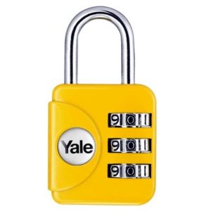 Lucchetto Da Viaggio Giallo 3 Cifre