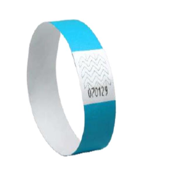 Braccialetti Tyvek Blu Fluo