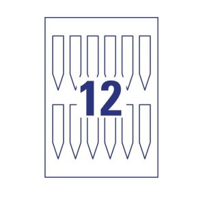 Cf120 Cartellini P/Piante100X20