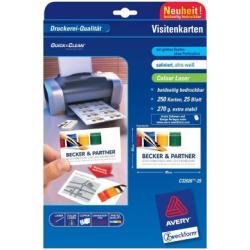 Bigl.da Visita 85X54 Opachi 270Gr.