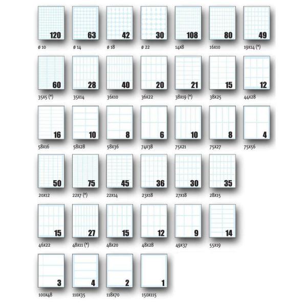 Cf20 Etichette Bianche 118X70 - immagine 2