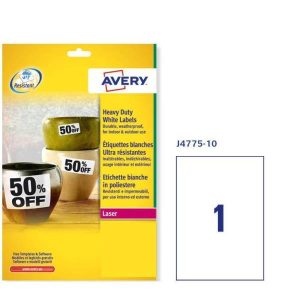 Etic. Poliestere Bianco 210X2979