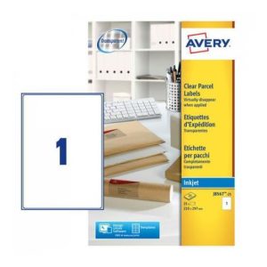 Etich.traspaerenti 210X297 Singolo