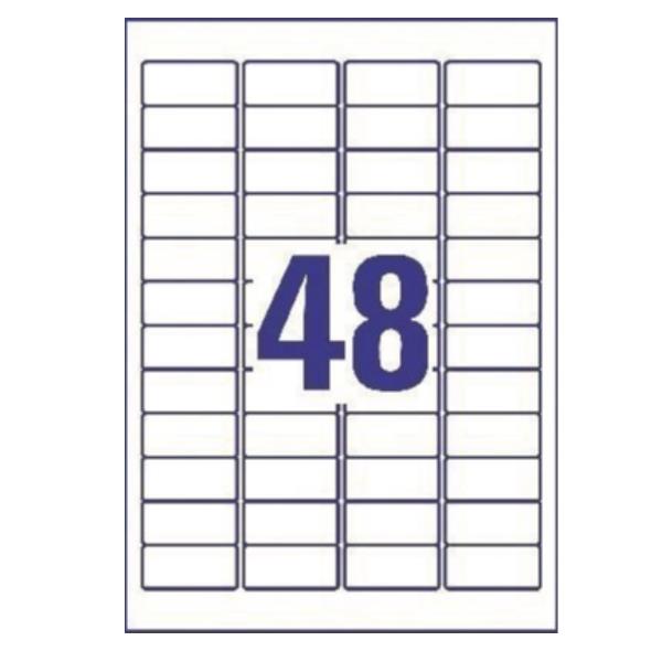 Etich. Poliestere Bianco 45.7X21.2 - immagine 3