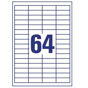 Etich. Bianche Zweckform 48.5X16.9