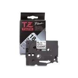 Nastro Tz 12Mm Nero Su Giallo Fless