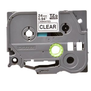 Nastro 24 Mm Etichet Nero/Trasp