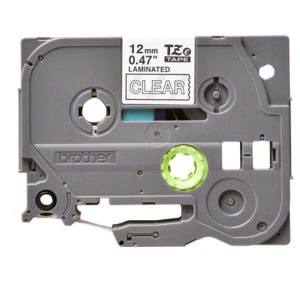 Nastro Da 12Mm Bianco Su Trasparent