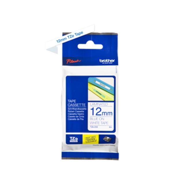 Nastro Tipo Tz 12Mm Blu/Bianco - immagine 2