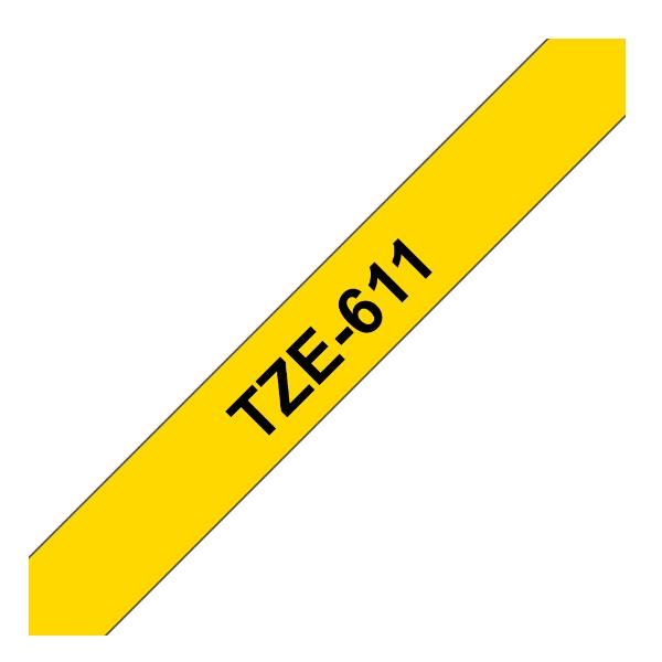 Nastro Tipo Tz 6Mm Nero/Giallo - immagine 2