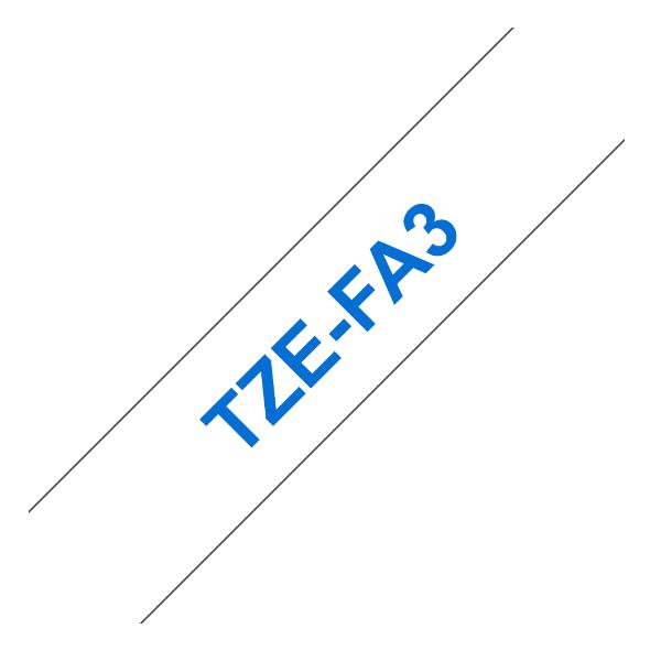 Nastro Tz 12 Mm Blu/Bianco Tessuto - immagine 2