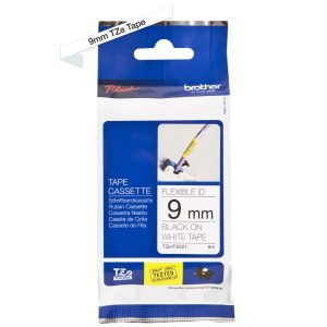 Nastro Tz 9Mm Nero Bianco Fless