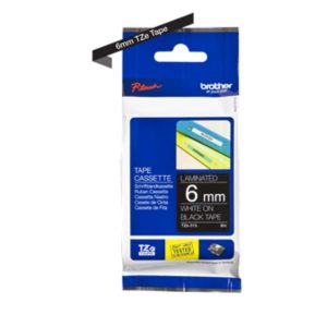 Cass Da 6Mm Bianco Su Fondo Nero