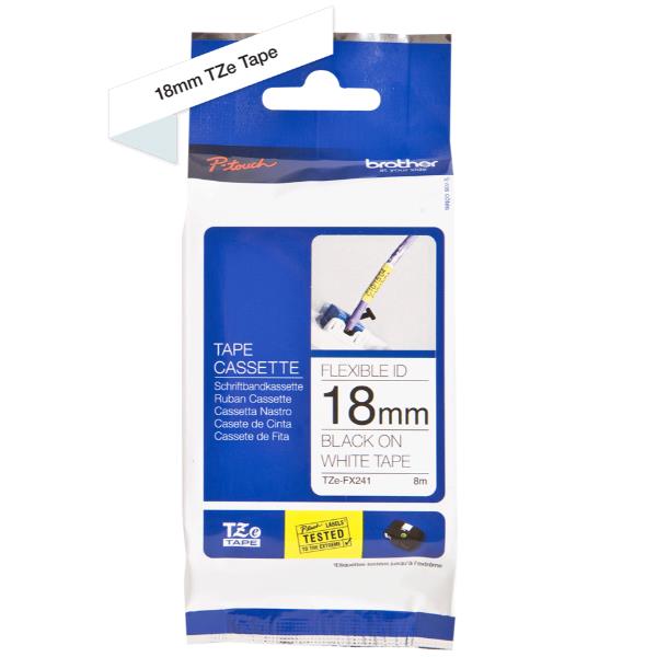 Nastro Laminato Fless 18Mm Nero/Bia - immagine 2