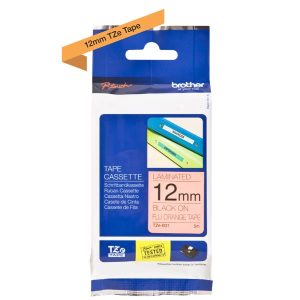 Cass 12Mm Nera Arancio Fluorescente