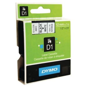 Value Pack D1 12Mmx7M Nero/Bianco