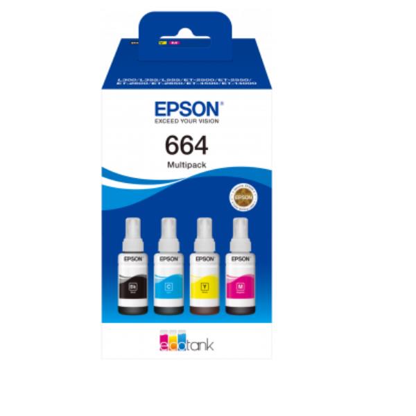 664 Ecotank 4-Colour Multipack