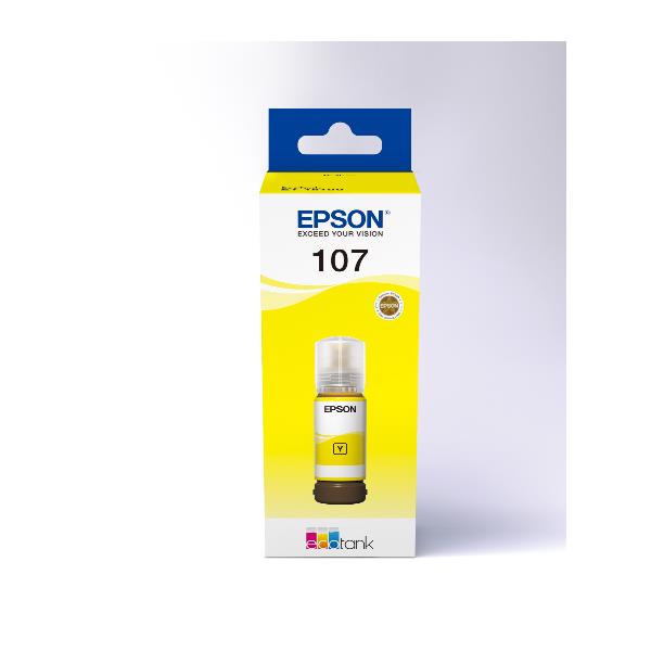 107 Ecotank Yellow Ink Bottle - immagine 2