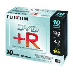 Dvd+R 16X 4 7Gb 16X Slim Conf 10Pz