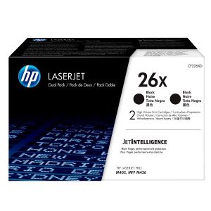 HP 26X 2Pack High Yield Nero Toner