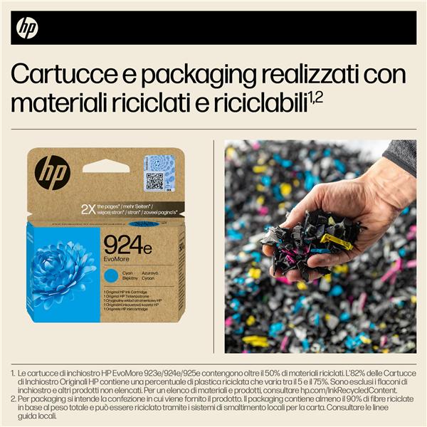 HP 924E Evomore Ciano Original Ink - immagine 4