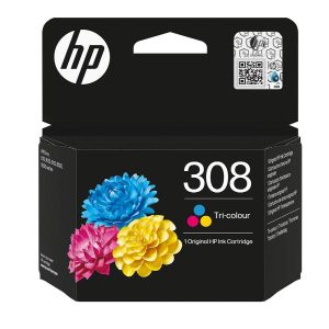 HP 308 Tri-Color Original Ink Cart