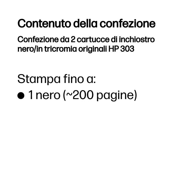 HP 303 Ink Cartridge Combo 2-Pack - immagine 2