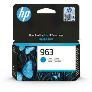 HP 963 Ciano Original Ink Cartridge