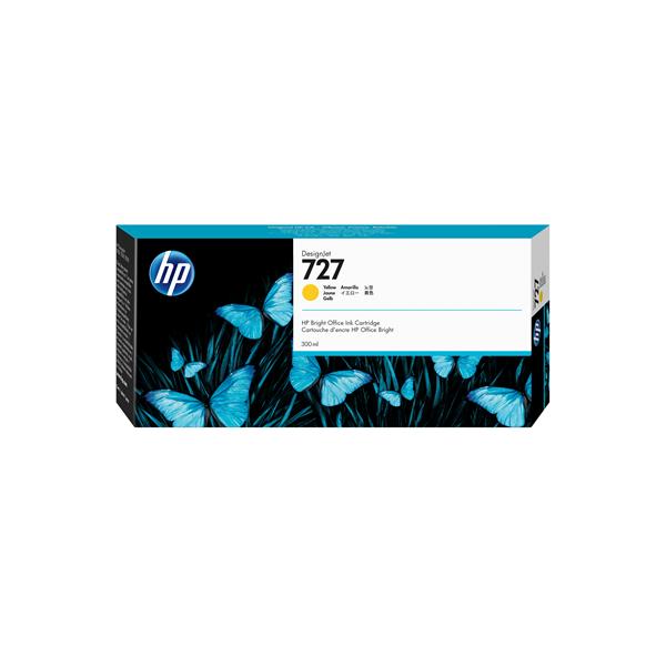 HP 727 300-Ml Yellow Designjet Ink