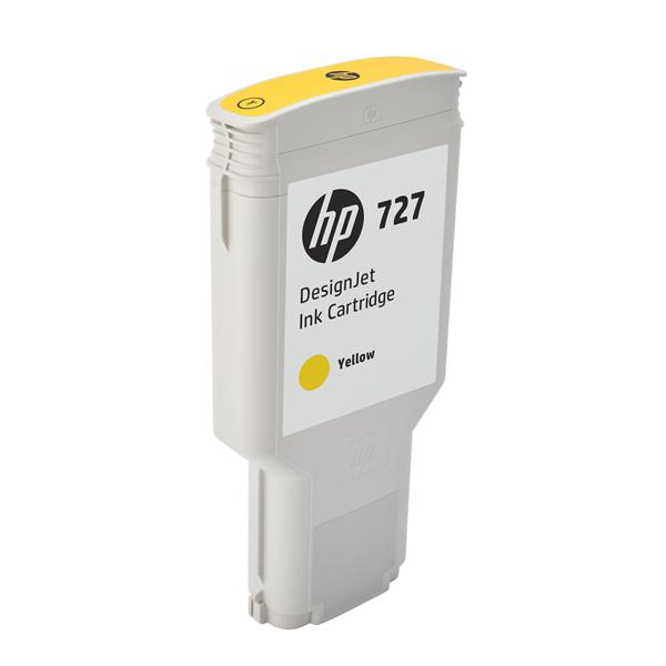 HP 727 300-Ml Yellow Designjet Ink - immagine 2