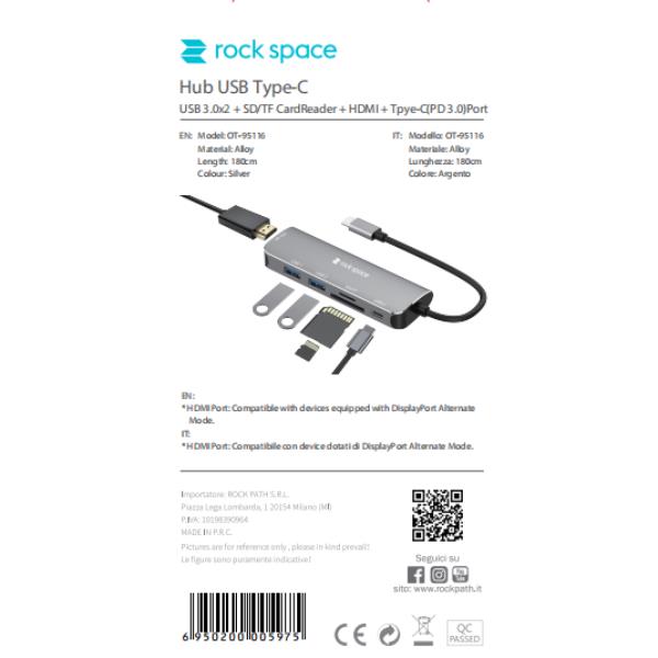 Rock - Hub USB C - USB 3.0 - immagine 3