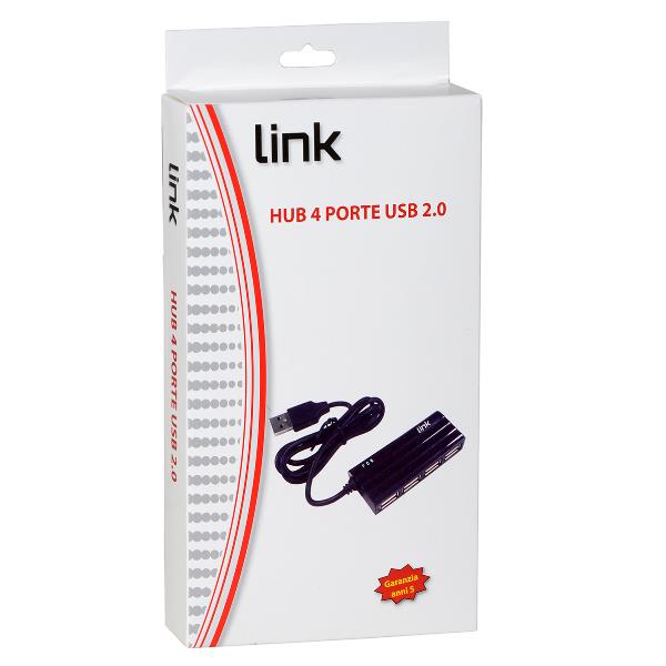 Hub 4 Porte USB 2.0 Con Cavo - immagine 4