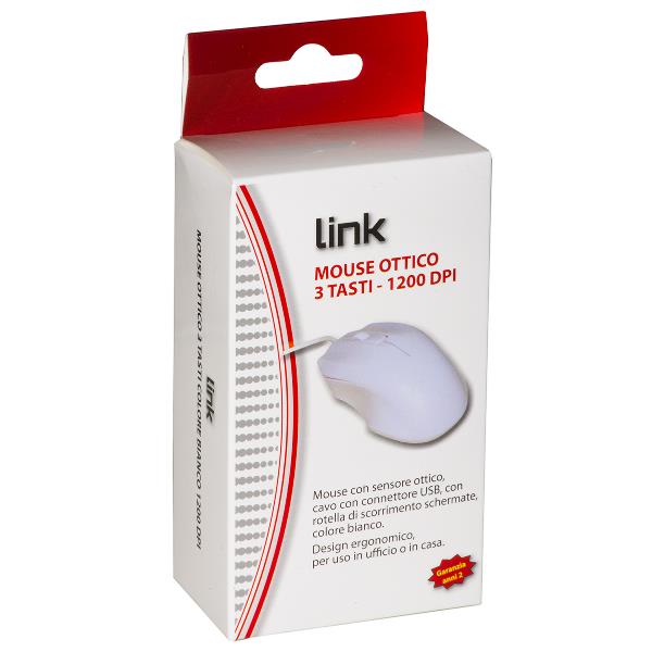 Mouse USB Colore Bianco - immagine 3