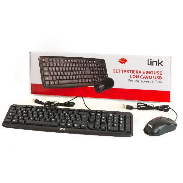 Kit Tastiera Mouse USB - immagine 2