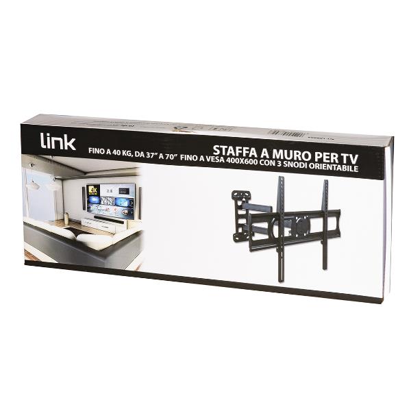 Staffa A Muro Per Tv Fino A 40 Kg, - immagine 2