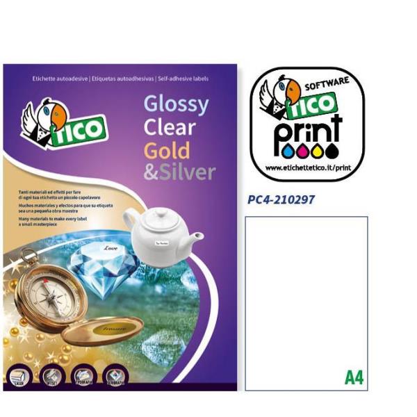 Cf100Etichette Trasparenti 210X297 - immagine 2