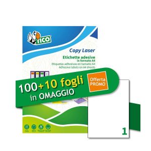 Etich Bianche Adesive 100Piu10 Ff