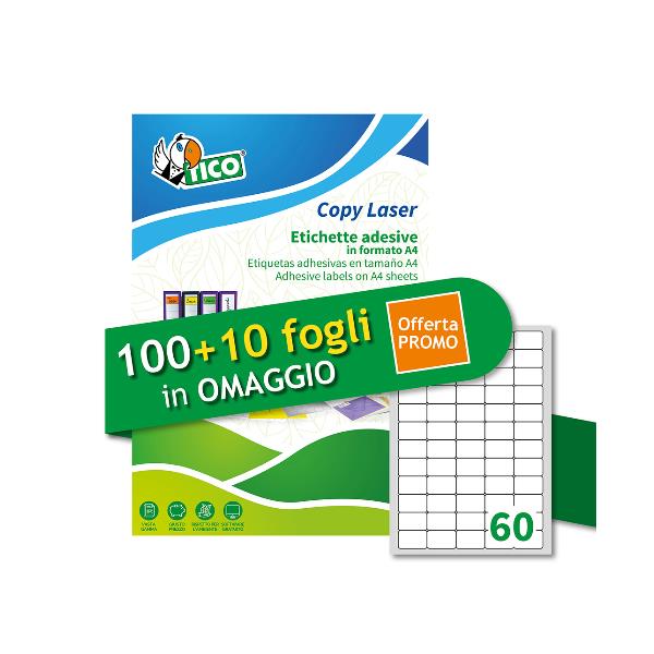 Etich Bianche 37.5X23.5 100Piu10 Ff - immagine 3