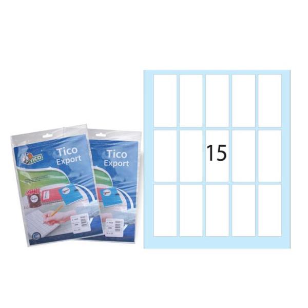 Cf150 Etichette Bianche 46X22