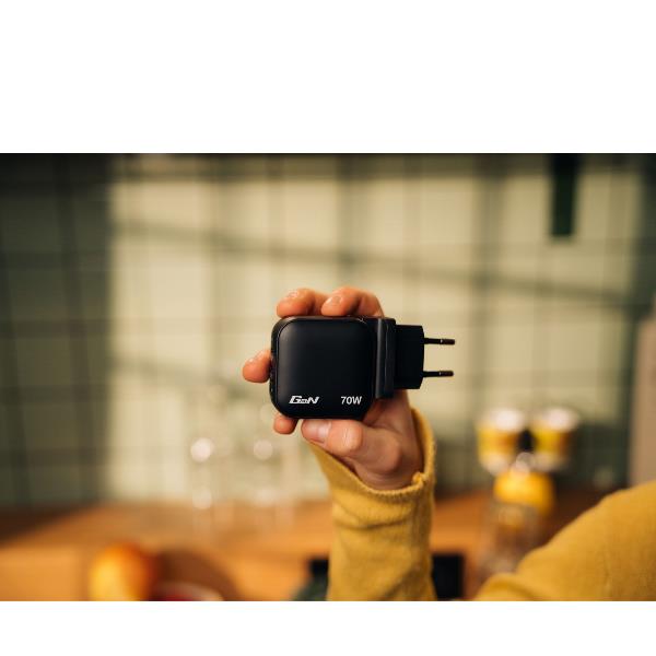 Gan Charger 3 Port 70W Mini - immagine 5