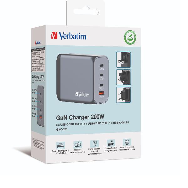 Gan Charger 4 Port 200W - immagine 5