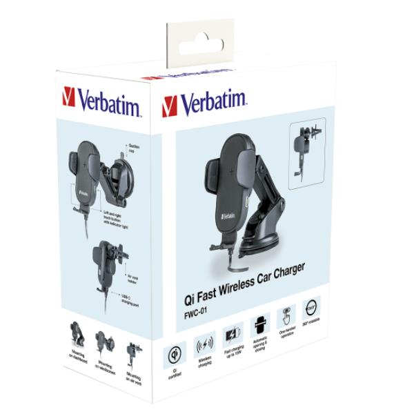 Fwc-01 Qi Fast Wireless Car Charger - immagine 4