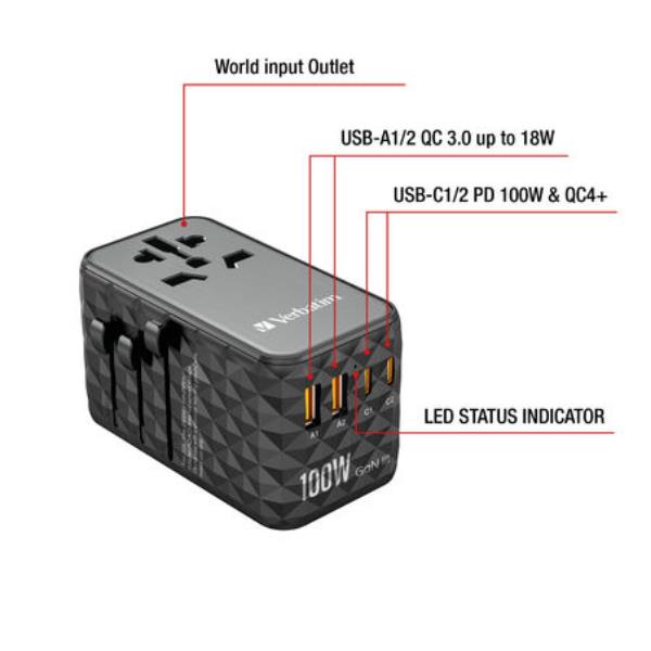 Universal Travel Adap.gan Iii 100W - immagine 6